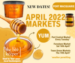 Where you can buy honey at the markets in Port Macquarie April 2022