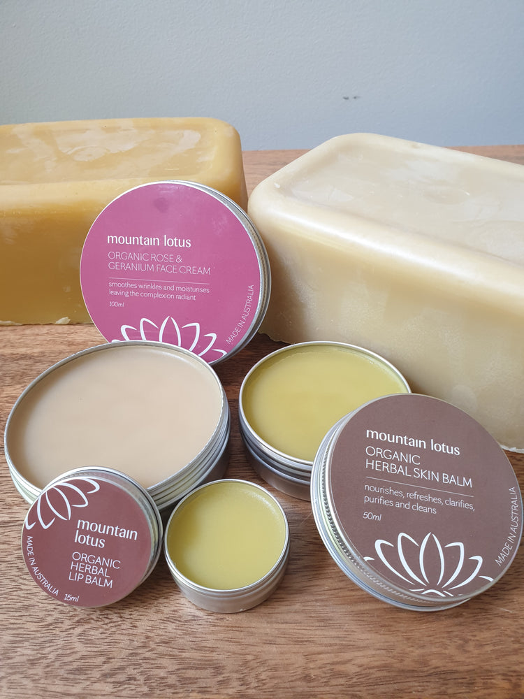 Natural skincare based on beeswax is bee-autiful