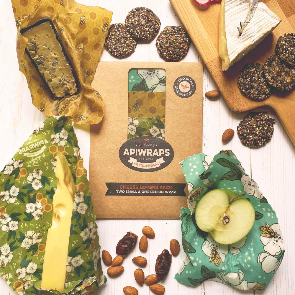 
                  
                    Load image into Gallery viewer, Beeswax Wraps for Food - by ApiWrap with beeswax from our NSW bees! - Buy Manuka Honey
                  
                