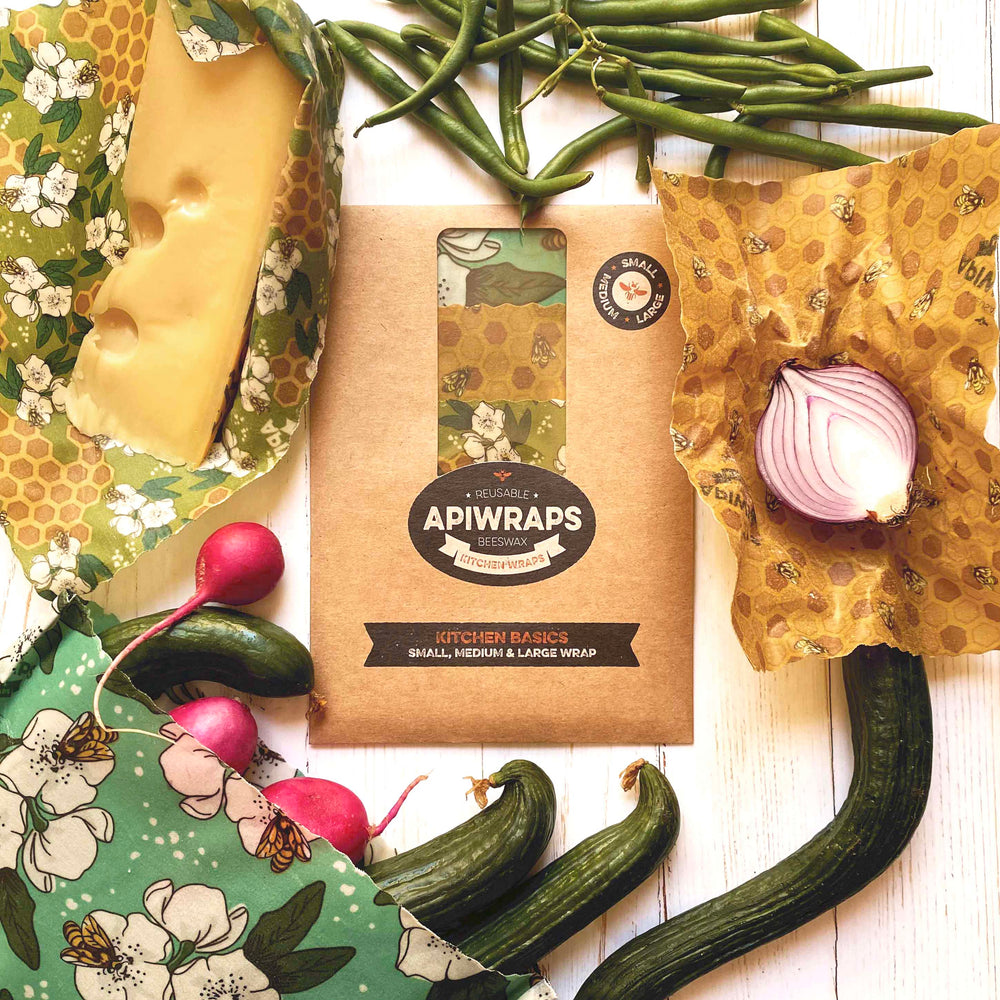 
                  
                    Load image into Gallery viewer, Beeswax Wraps for Food - by ApiWrap with beeswax from our NSW bees! - Buy Manuka Honey
                  
                